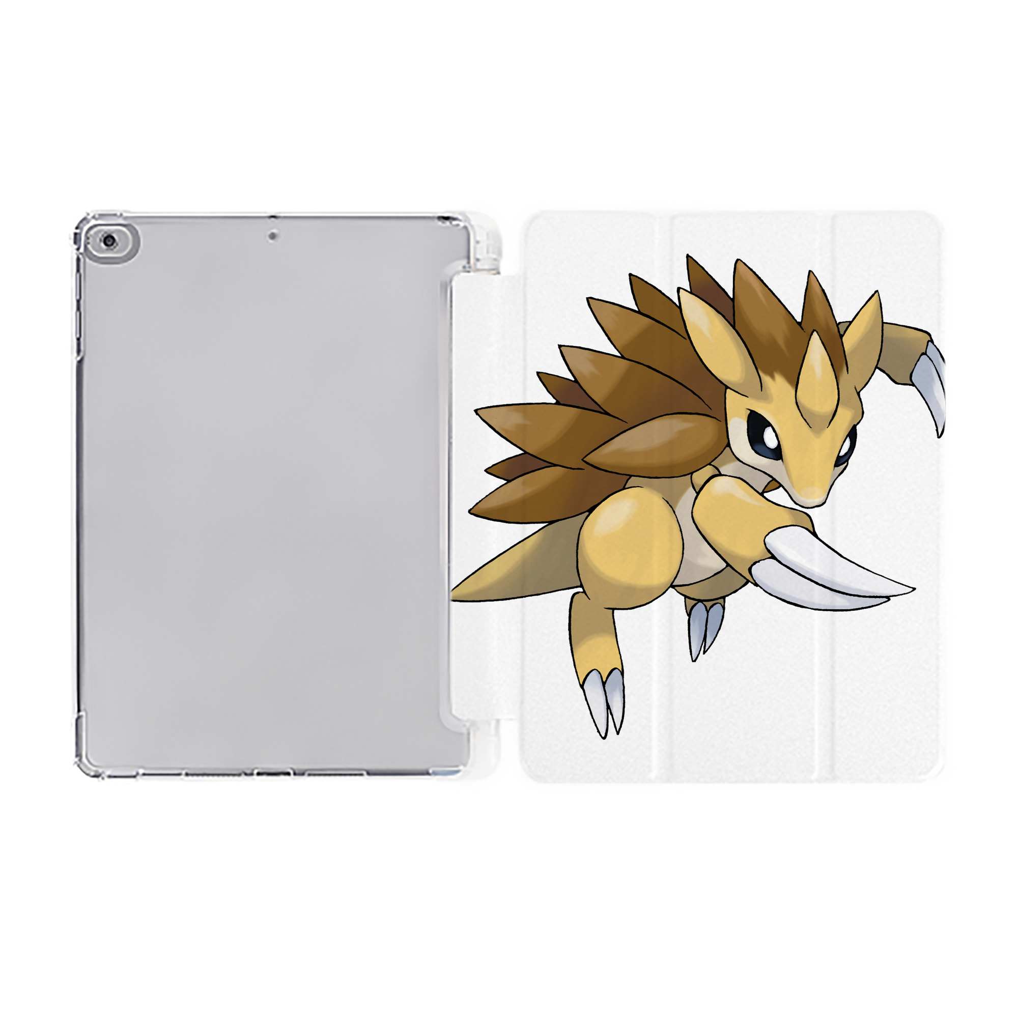 （画像用） ポケットモンスター Pokémon IPad ケース ペン収納付き 三つ折りスタンド PUレザー×シリコン 対応機種9.5/10.5/10.9インチ